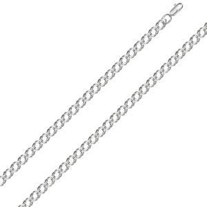 РГ-50 Цепь(ромб граненый двойной)  (Ag 925*)