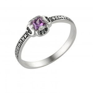 8-030-3 Кольцо (Ag 925) частично-черненое