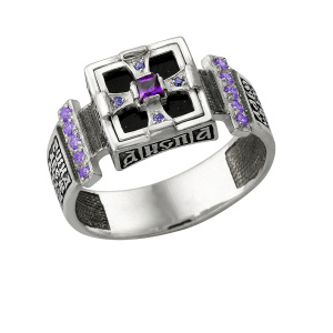 8-023-2 Кольцо (Ag 925) черн