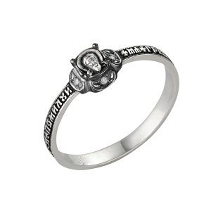 8-033-2 Кольцо (Ag 925) черн