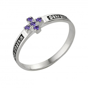 8-011-3 Кольцо (Ag 925) частично-черненое