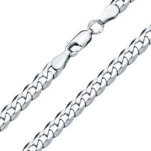 ПГП-140 Цепь(панцирь граненый плоский) (Ag 925*)