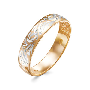 8-101-96 Кольцо с гравировкой из  серебра штампованое