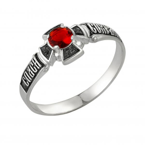 8-027-3 Кольцо (Ag 925) частично-черненое