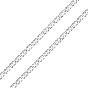 ТГ-50 (тигровый глаз) цепь из серебра 925*