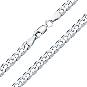 ПГП-120 Цепь(панцирь граненый плоский) (Ag 925*)