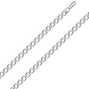 РГ-90 Цепь(ромб граненый двойной) (Ag 925)