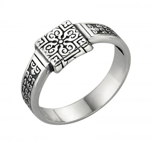 8-001-2 Кольцо (Ag 925) черн