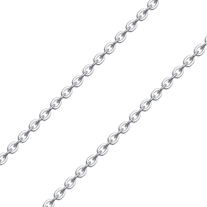 ЯГ-50 Цепь(якорь граненый) (Ag 925*)