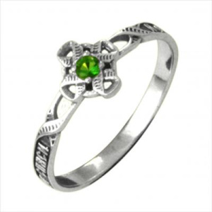 8-051-3 Кольцо (Ag 925) частично-черненое