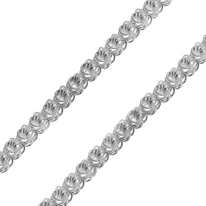 РЗр-70 Цепь(роза родированная) (Ag 925)