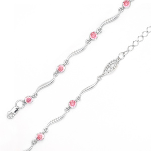 41001Ф4,0 Браслет (Спаси и Сохрани)родированный