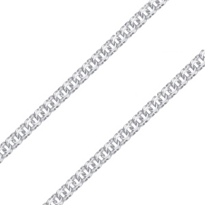 БГ-80 Цепь(бисмарк граненый) (Ag 925)