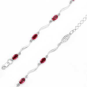 41001OV6/4 Браслет Спаси и Сохрани) родированный