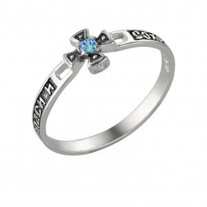 8-013-3 Кольцо (Ag 925) частично-черненое