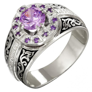 8-088-3 Кольцо (Ag 925) частично- чернёные