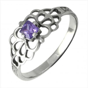 8-046-3 Кольцо (Ag 925) частично-черненое