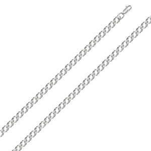 РГ-35 Цепь(ромб граненый двойной) (Ag 925)