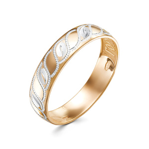 8-101-95 Кольцо с гравировкой из  серебра штампованое