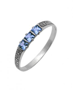 8-058-3 Кольцо (Ag 925) частично-черненое