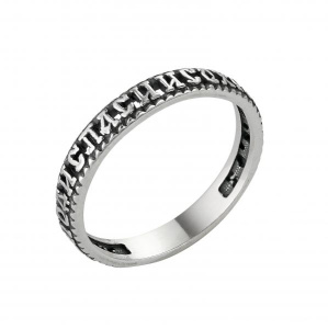 8-029-2 Кольцо (Ag 925) черн  